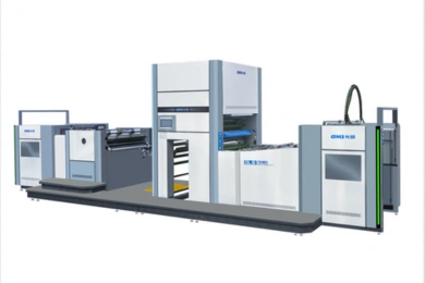 GLS-1080 / 1300 / 1450 Water-based & Thermal Film Dual Function Laminator Manufacturers In Chennai